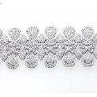 34.48 Cts Diamond Bracelet set in 18K white gold