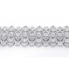 29.98 Cts Diamond Bracelete set in 18K white gold 