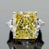 22.56ctw Radiant/Trillion Cut Diamond Ring PLATINUM