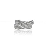  Diamond Twist Pave Band