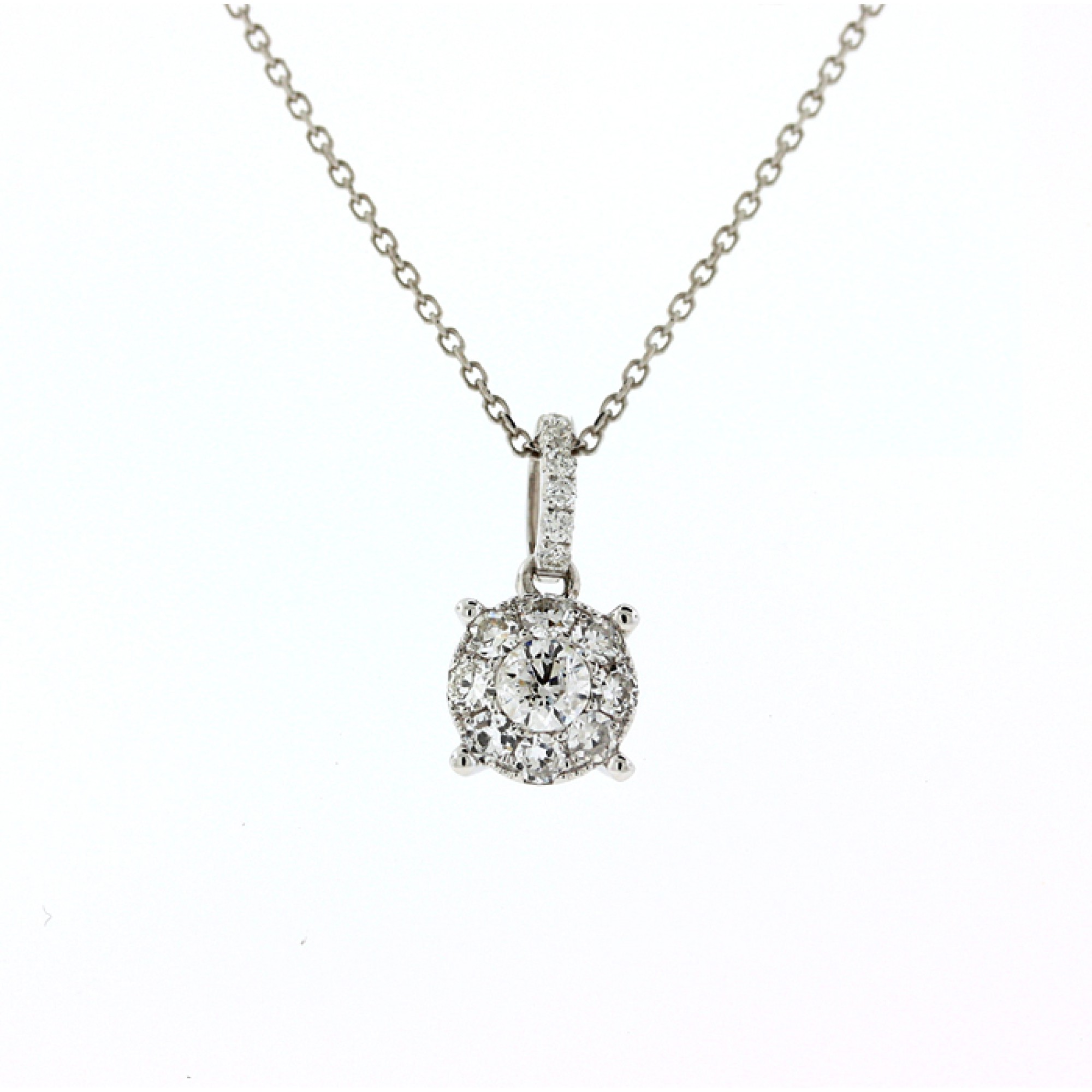 0.51 Cts. 14K White Gold Invisible Set 