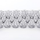 29.32 Cts Diamond Bracelet set in 18K white gold 