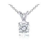 1.30CT Round Diamond Solitaire Pendant