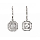 Elegant Diamond Drop Earrings
