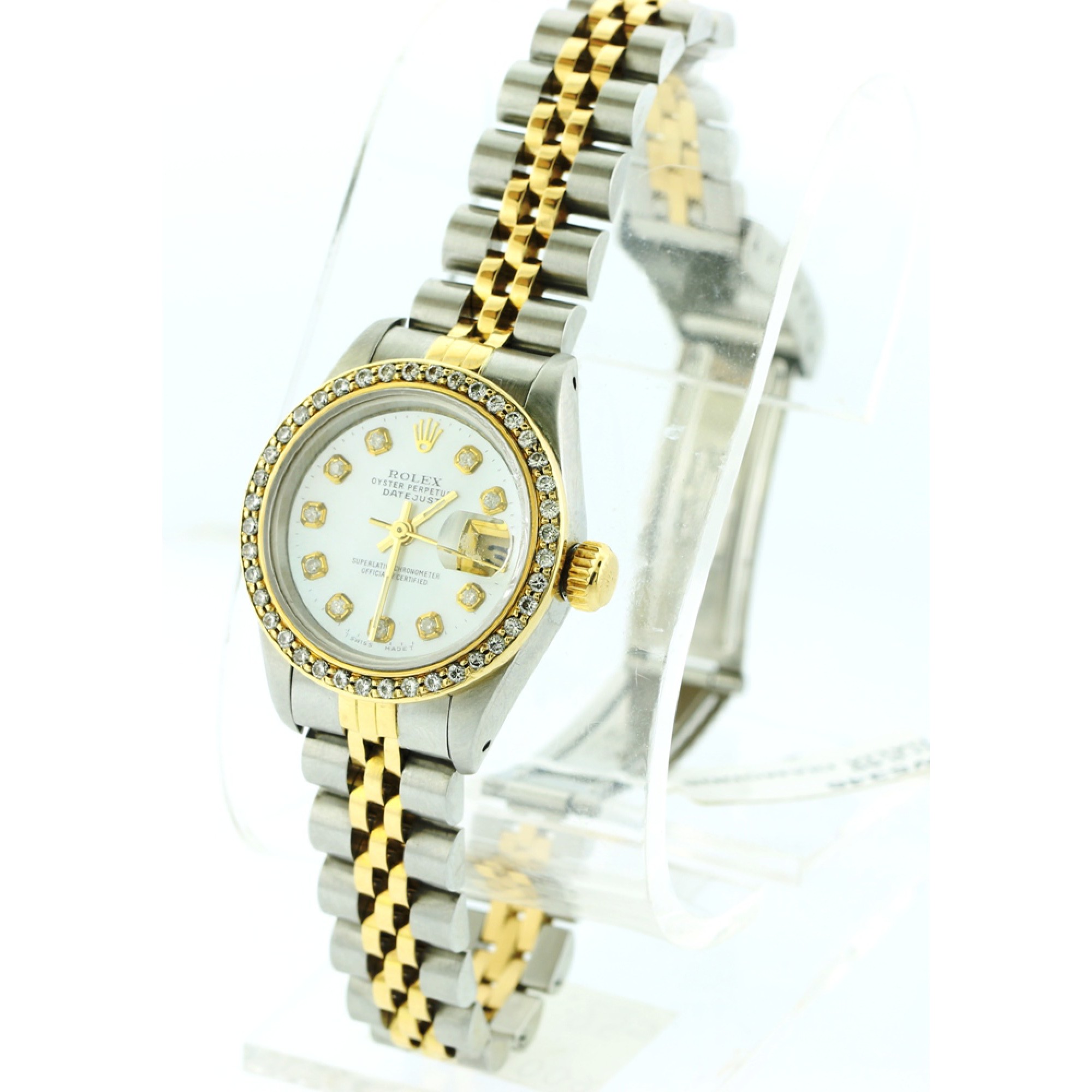 lady datejust two tone