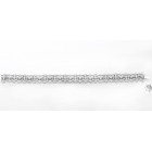 14.11 Cts Diamond Bracelet set in 18 K white gold