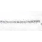 14.11 Cts Diamond Bracelet set in 18 K white gold