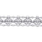 14.11 Cts Diamond Bracelet set in 18 K white gold