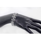 14.11 Cts Diamond Bracelet set in 18 K white gold