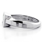 1.10 Cts Princess Cut Diamond Engagement Ring