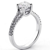 Engagement Ring , Round Brilliant cut Diamond 1.74 Cts