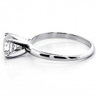 Engagement Ring , Round Brilliant cut Diamond 1.11 cts