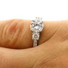 Engagement Ring Round Cut Diamond 1.93 Cts