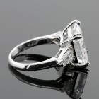 12.02ctw Asscher/Emerald Cut Diamond PLATINUM Ring