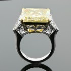 22.56ctw Radiant/Trillion Cut Diamond Ring PLATINUM