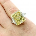 22.56ctw Radiant/Trillion Cut Diamond Ring PLATINUM