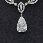 10.00 Cts Neckless with  6.05 Cts Pear Shape Diamond 
