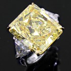 22.56ctw Radiant/Trillion Cut Diamond Ring PLATINUM