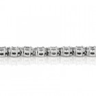 Cluster Diamond Tennis Bracelet