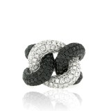 Black & White Fancy Diamond Ring LR1112