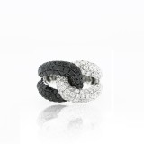 Black & White Diamond Ring 