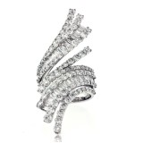 Unusual Diamond Right Hand Ring