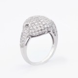 Fancy Ring total 2.45 cts set in 18k white gold