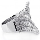 Fancy Ring total 4.73cts set in 18k white gold