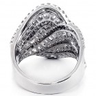 Fancy Ring total 4.73cts set in 18k white gold