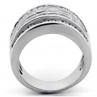 Cocktail Ring total of 3.64 cts set in 18kT white gold 