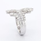 Fancy Ring total 2.85 cts set in 18k white gold