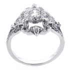 1.32 Cts Diamond cocktail Ring set in 14K white gold