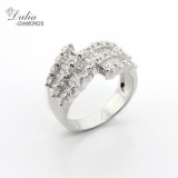 Fancy Ring total 1.72 cts set in 14k white gold