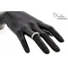 Seven Stone Ring total 1.20 cts set in 14k white gold