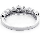 0.57 Ct. Diamond Halo Ring Set in 18K White Gold 