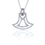 0.58Cts Diamond Bell Pendant