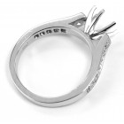  0.29 Cts Chanel Bead set  Diamond Engagement Ring Setting