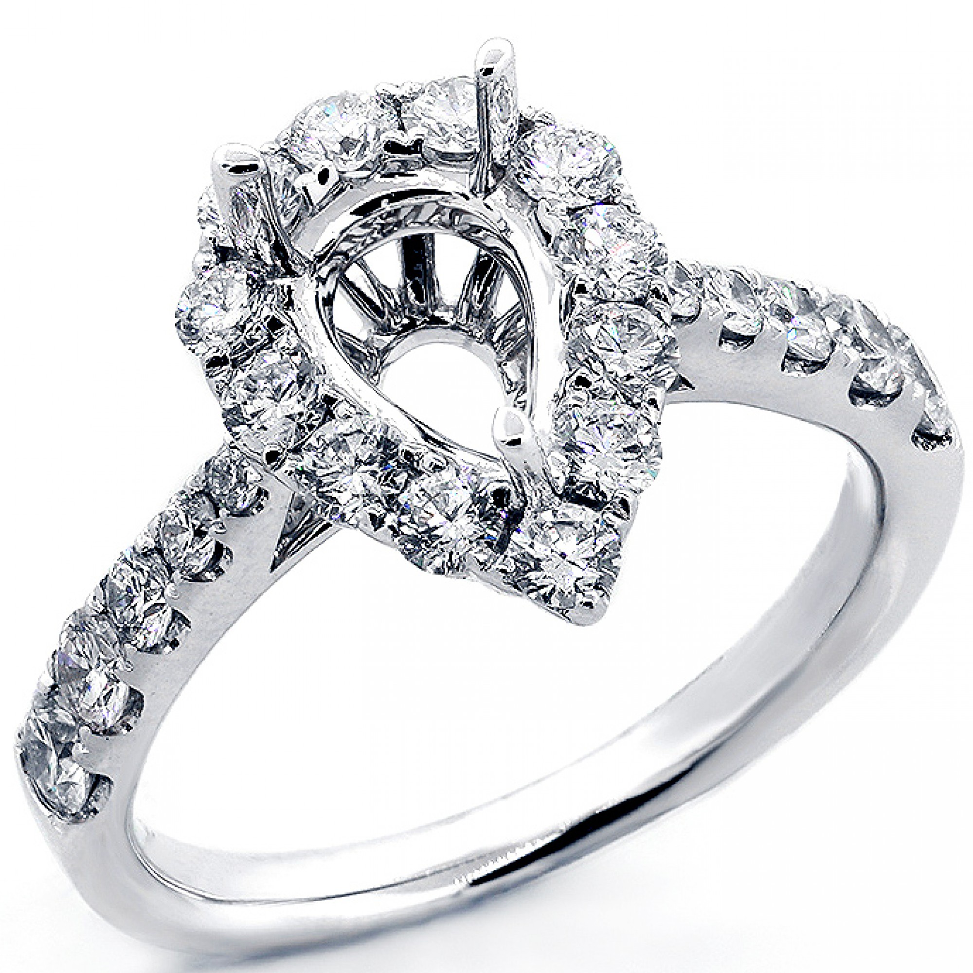 Salt and Pepper Diamond Engagement Ring – Point No Point Studio