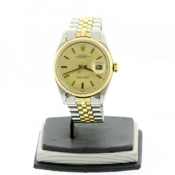 ROLEX Lady-Datejust 18K Yellow Gold Fluted 26mm Automatic Watch