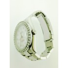 Rolex Turn-O-Graph Datejust Diamond bezel White Dial 36mm Watch