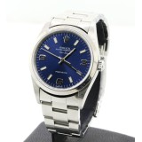 Rolex Air King Stainless Steel Blue Dial 34mm Automatic Watch