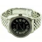 Rolex Datejust Diamond Bezel Black Dial 36mm Automatic Watch