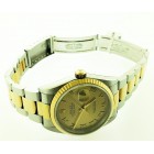 Rolex Datejust 16233 Yellow Gold Fluted Bezel 36mm watch with PAPER