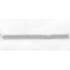29.32 Cts Diamond Bracelet set in 18K white gold 