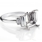 Platinum and Diamond Setting with Baguettes