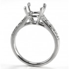 Chanel Bead 4 Prong Diamond Engagement Ring setting